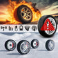 ⏰Time-limited Special🔥Solar Four Wheel Tire Pressure Monitor with Real-Time Display