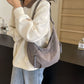 Designer Direct Sales👜Women's Fashion Plain Color Nylon Crossbody Hobo Bag