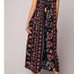 Vintage Print Loose Sleeveless Jumpsuit