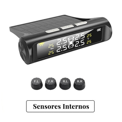 ⏰Time-limited Special🔥Solar Four Wheel Tire Pressure Monitor with Real-Time Display