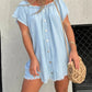 🔥HOT SALE💝Short Sleeve Casual Denim Dress（50% OFF）