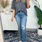 🌸Spring Specials🌸Women's Raw Edge Boxy Tee