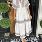 2024 Women's V-Neck Boho Maxi Dress