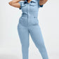 Skinny Denim Jumpsuit