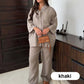 Women's Cotton Linen Shirt and Pants Set