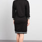 Women's Zip Printed Slim-fit Casual Dress