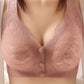 Comfort Front Closure Sleep Lace Bra M-3XL