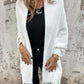 Women's Long Sleeve Casual Tassel Shawl Coat（50% OFF）