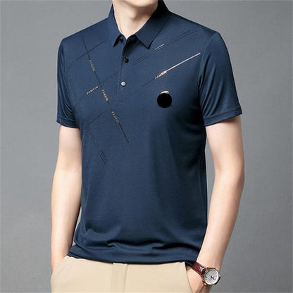 🎁Hot Sale 55% OFF⏳Men's Ice Silk Stretch Shirt,Cool & Comfortable👕