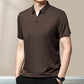 🎉Hot Sale👕Men's Casual Lapel Breathable Wrinkle-free T-shirt
