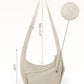 Designer Direct Sales👜Women's Fashion Plain Color Nylon Crossbody Hobo Bag