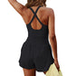 Women Athletic Romper One-piece Jumpsuit Shorts（50% OFF）