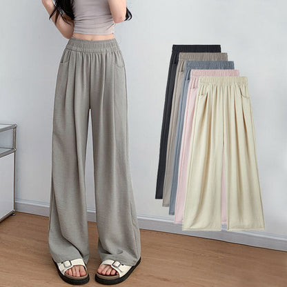 🔥Women's Summer Lightweight Elastic-Waist Wide-Leg Pants