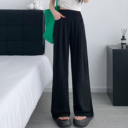 🔥Women's Summer Lightweight Elastic-Waist Wide-Leg Pants