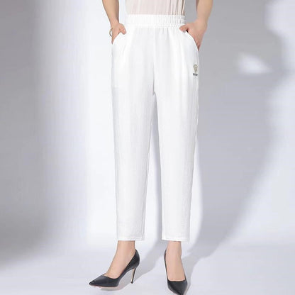 Women's Solid Color Casual Pants with Pockets（49% OFF）