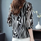 Women's Thin Chiffon Striped Sunscreen Top（50% OFF）