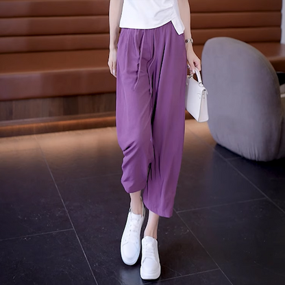 Women's Summer Loose Ice Silk Pants（50% OFF）