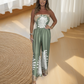 💕Women’s Sexy Summer Print Loose Fit Strapless Jumpsuit