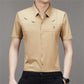 🔥 49% OFF 🔥Men's Short-sleeved Ice Silk Shirt
