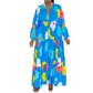 Retro Loose Long-Sleeved Pleated Long Dress（50% OFF）