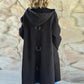 Single Breasted Hooded Coat for Women【Free Shipping】