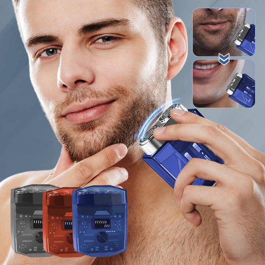 🔥Transparent and silent mini electric shaver