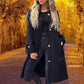 🍁Wrap you in warmth-Women's Button-Down Long Solid Color Coat