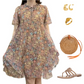 Women's Sweet Floral Plus Size Dress