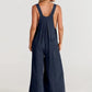 💕HOT SALE 50% OFF🥰 Plus Size Wide Leg Overalls Jumpsuit
