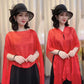 Women's Versatile Multi-Way Sheer Shawl Blouse（50% OFF）