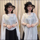 Women's Versatile Multi-Way Sheer Shawl Blouse（50% OFF）