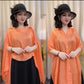 Women's Versatile Multi-Way Sheer Shawl Blouse（50% OFF）