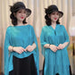 Women's Versatile Multi-Way Sheer Shawl Blouse（50% OFF）