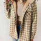 Women's Winter Trendy Plaid Hooded Jacket（50% OFF）