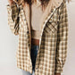 Women's Winter Trendy Plaid Hooded Jacket（50% OFF）
