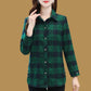 🍂Fall Specials🍂Soft Plaid Button-Down Lapel Top with Pockets