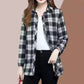 🍂Fall Specials🍂Soft Plaid Button-Down Lapel Top with Pockets