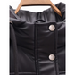 Warm PU Leather Long Hooded Vest（50% OFF）