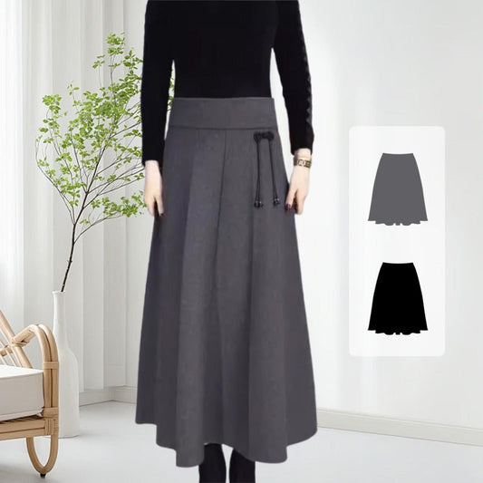 Women’s Elastic High Waisted Thick Long Skirt（50% OFF）