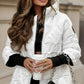 Women's Hooded Patchwork Cotton Jacket for Autumn & Winter