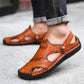 👣Large Size Soft Leather Men's Breathable Outdoor Sandals