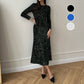 Women's Sparkly Round-Neck Bodycon Long Dress（50% OFF）