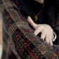 Women's Winter Lapel Plaid Mid-Length Tweed Coat（50% OFF）