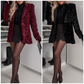 🔥2025 HOT SALE🔥 Women’s Sparkly Sequin Button Long-Sleeve Jackets