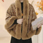 Women's Elegant Faux Fur Sequined Shawl Wrap（50% OFF）
