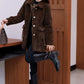 Women's Warm Medium-Length Lapel Jacket（50% OFF）
