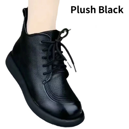 🔥Hot Sale🔥Women's Zipper Lace Up Ankle Boots（50% OFF）