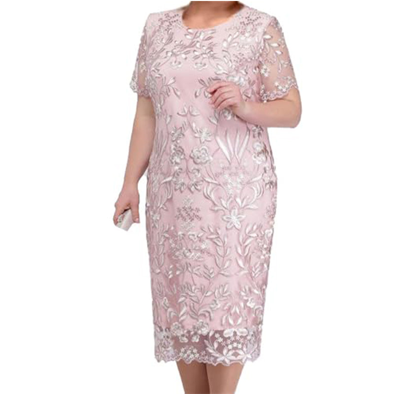 🌸Spring Specials🌸 Plus Size Embroidered Cocktail Dress