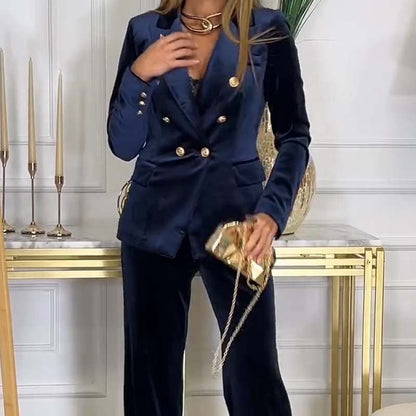 Women's Elegant Classic Set Blazer & Pants