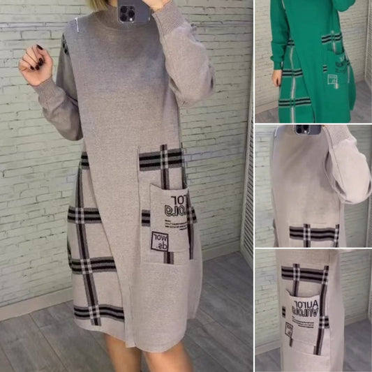 🌸Spring Specials🌸 Women's Sweater Midi Dress with Pocket